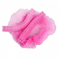 Шапочка-шарлотта Гекса плотность 15 розовая 125 шт Шапочки купить в Продез Сочи