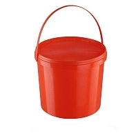 Контейнер для утилизации органических отходов класс В МК-02 10 л красный с ручкой Емкости класса В для утилизации для медицинских отходов купить в Продез Сочи