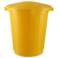 Бак для утилизации медицинских отходов КМ-проект класс Б 50 л высота 50 см желтый Емкости класса Б для утилизации для медицинских отходов купить в Продез Сочи