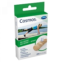 Пластырь Cosmos sport эластичный полиуретан 1,9х7,2 см 20 шт Пластырь медицинский купить в Продез Сочи