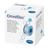 Пластырь Omnifilm гипоаллергенный пленка 2,5 см 5 м прозрачный Пластырь медицинский купить в Продез Сочи