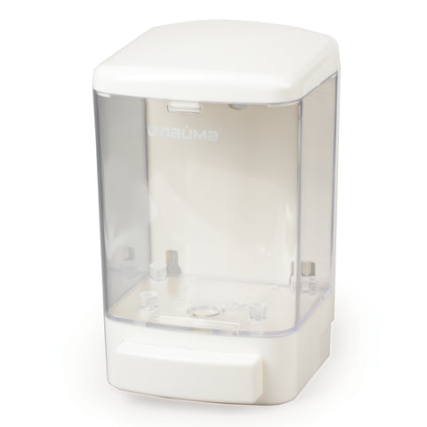 Диспенсер для жидкого мыла Лайма Professional 1 л наливной ABS-пластик белый