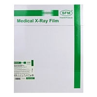 Пленка рентгеновская медицинская SFM X-Ray GF 30х40 см зеленочувствительная 100 листов Рентген пленка медицинская купить в Продез Сочи