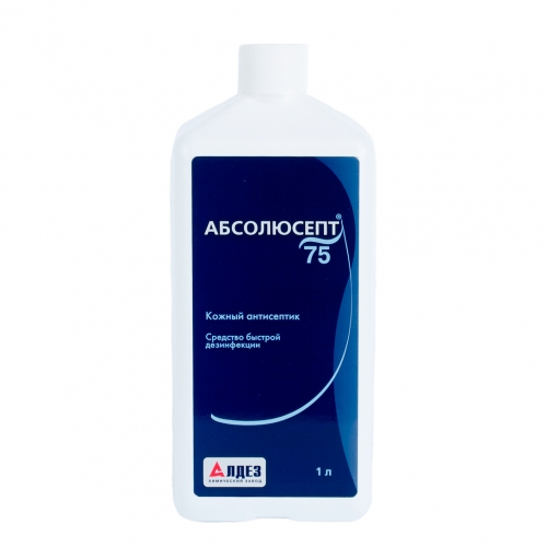 Абсолюсепт-75 кожный антисептик 1 л дозатор